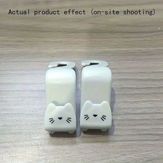 2pcs Car Hook Cartoon Car Decor Hook Headrest Seat Back Hidden Hook