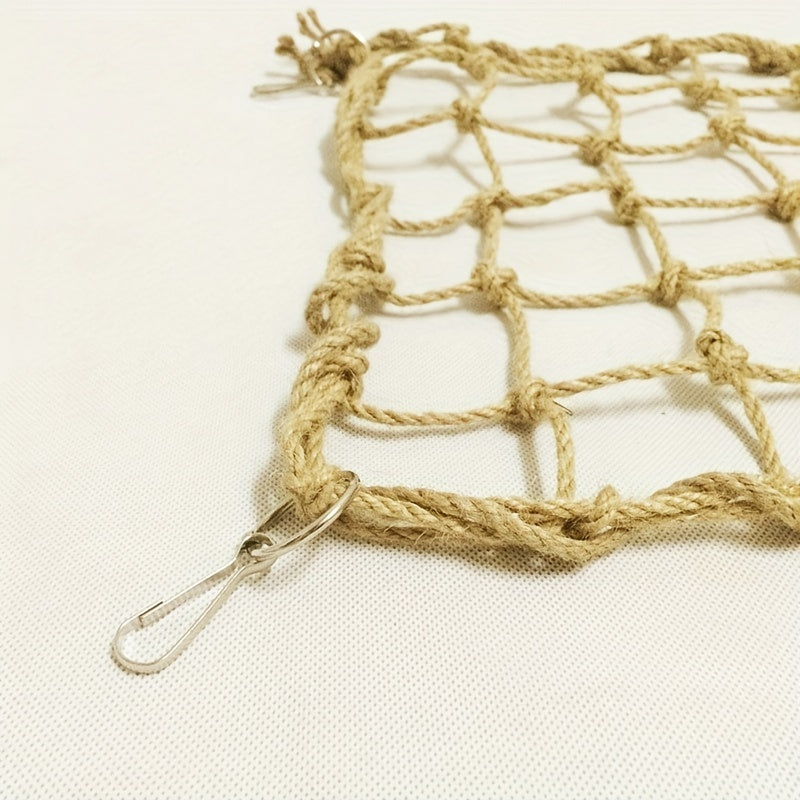 Parrot Climbing Nets Thick Hemp Rope Reinforced Hammocks