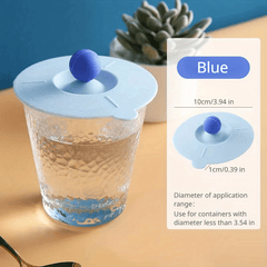 Silicone Cup Lids Anti dust Mug Covers Reusable Water Cup Lids