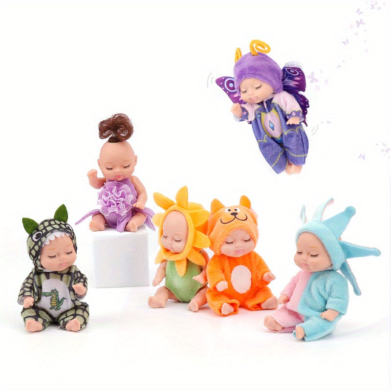 Mini Forest Reborn Doll Toy with Clothes and Accessories