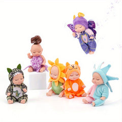 Mini Forest Reborn Doll Toy with Clothes and Accessories