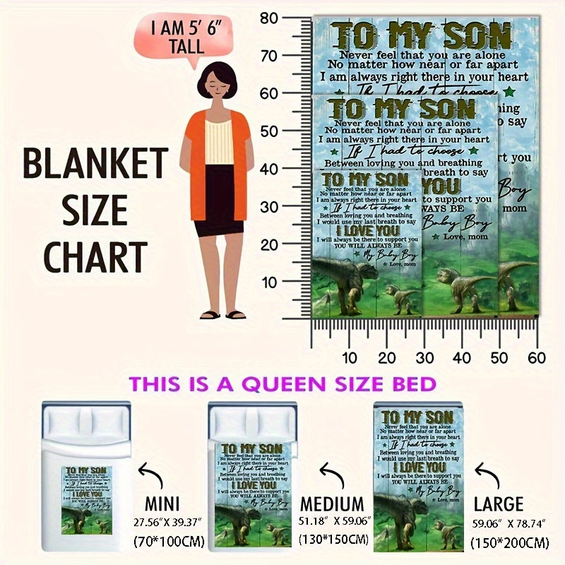 Mother's Gift For Son Blanket Soft And Comfortable