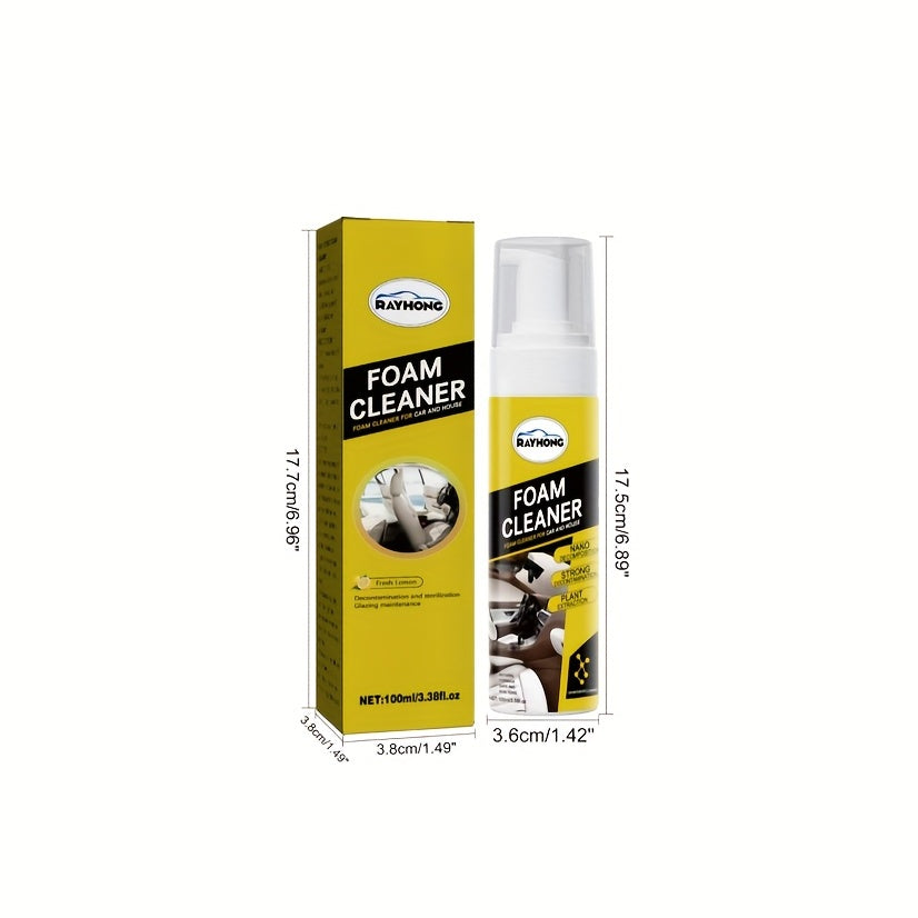 100ml Car Interior Foam Cleaner for Seats Dashboard Cleaning
