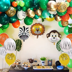 161pcs Jungle Safari Birthday Party Decorations Safari Animal Balloon Garland
