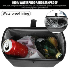 5L Car Trash Can Waterproof Hanging Bin SUV Truck Minivan Foldable Garbage Bag