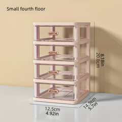 Desktop Storage Box Transparent Small Drawer Storage