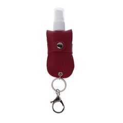 50ml Squeeze Spray Bottle Travel Refillable Leakproof with Keychain Holder