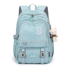 Girls School Backpack with Multiple Pockets and Daypack