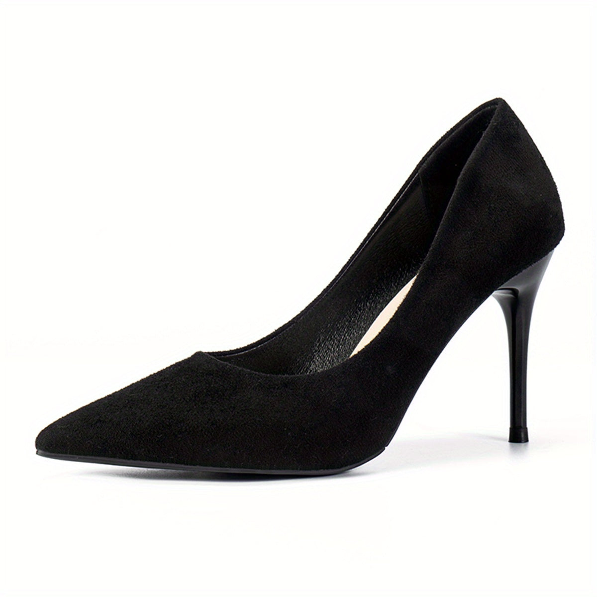 Women's Pointed Toe Stiletto Heels Slip On High Heels Dress Pumps