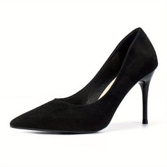 Women's Pointed Toe Stiletto Heels Slip On High Heels Dress Pumps