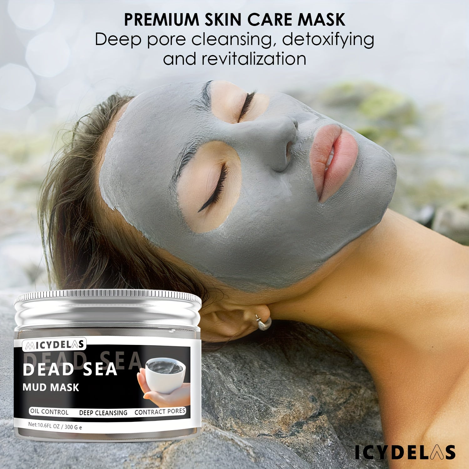 Dead Sea Mud Mask Blackhead Remover Deep Cleansing Mask