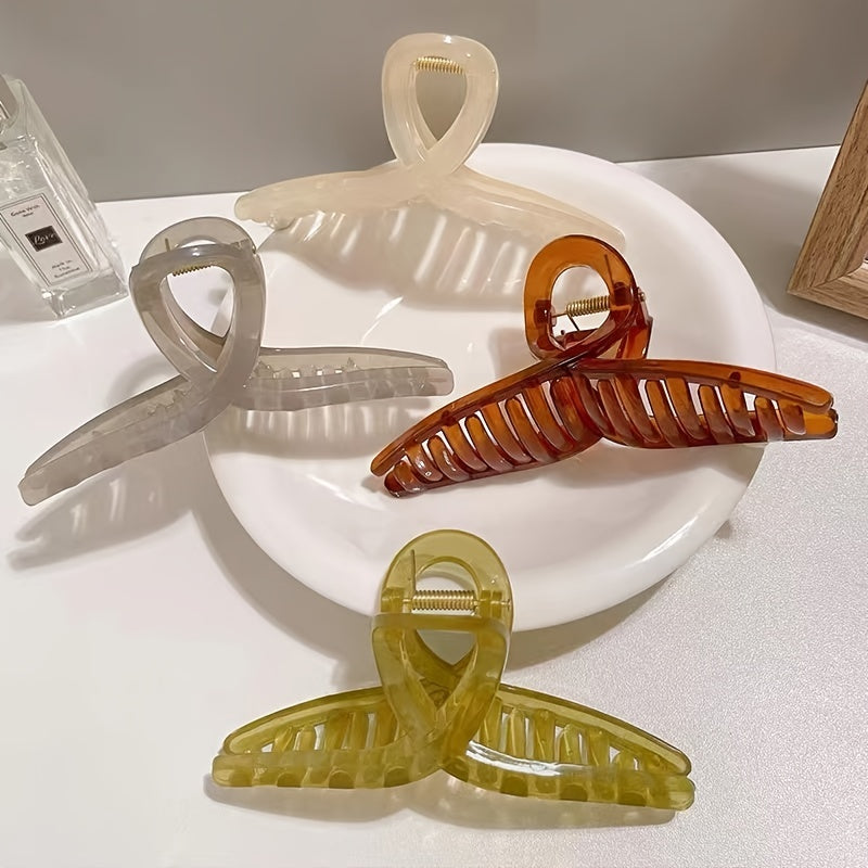 4pcs Large Butterfly Hair Claw Clips For Women