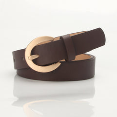 Women's PU Leather Waist Belt for Jeans Pants Dress