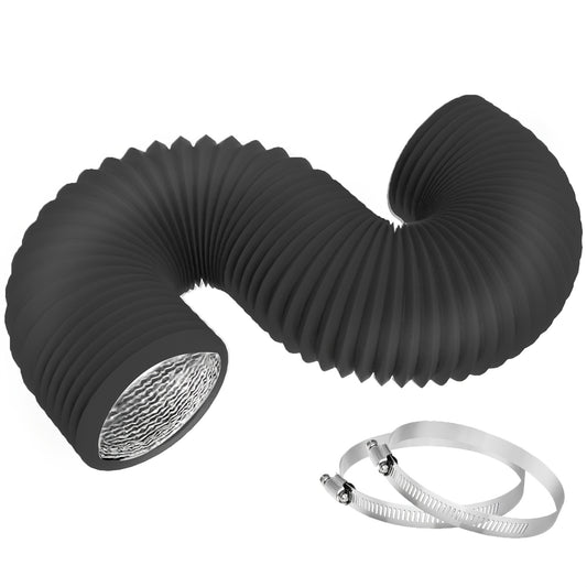 Flexible Insulated Air Ducting Vent Hose 4 Inch 8 Feet