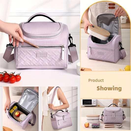 Sports Style Insulated Lunch Bag Hand Washable Polyester Meal Cooler