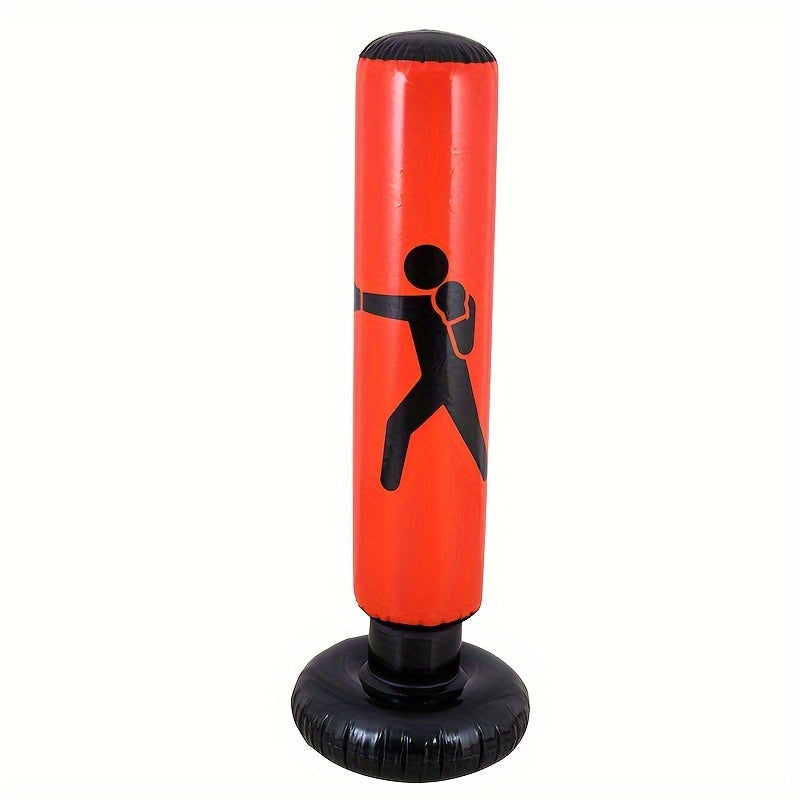 Inflatable Boxing Column & Stand Punching Bag Toy Fitness Sandbag