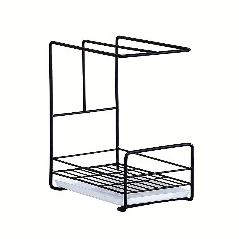 Kitchen Sponge Drain Rack Wall Mounted Storage Rack