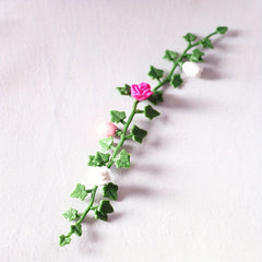 4pcs Simulation Flower Vine Garden Decoration Model Accessories