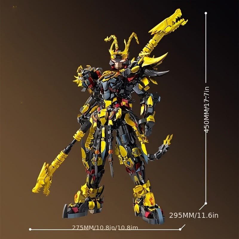 2366pcs Mecha Building Blocks Set High Difficulty DIY Assembly Model