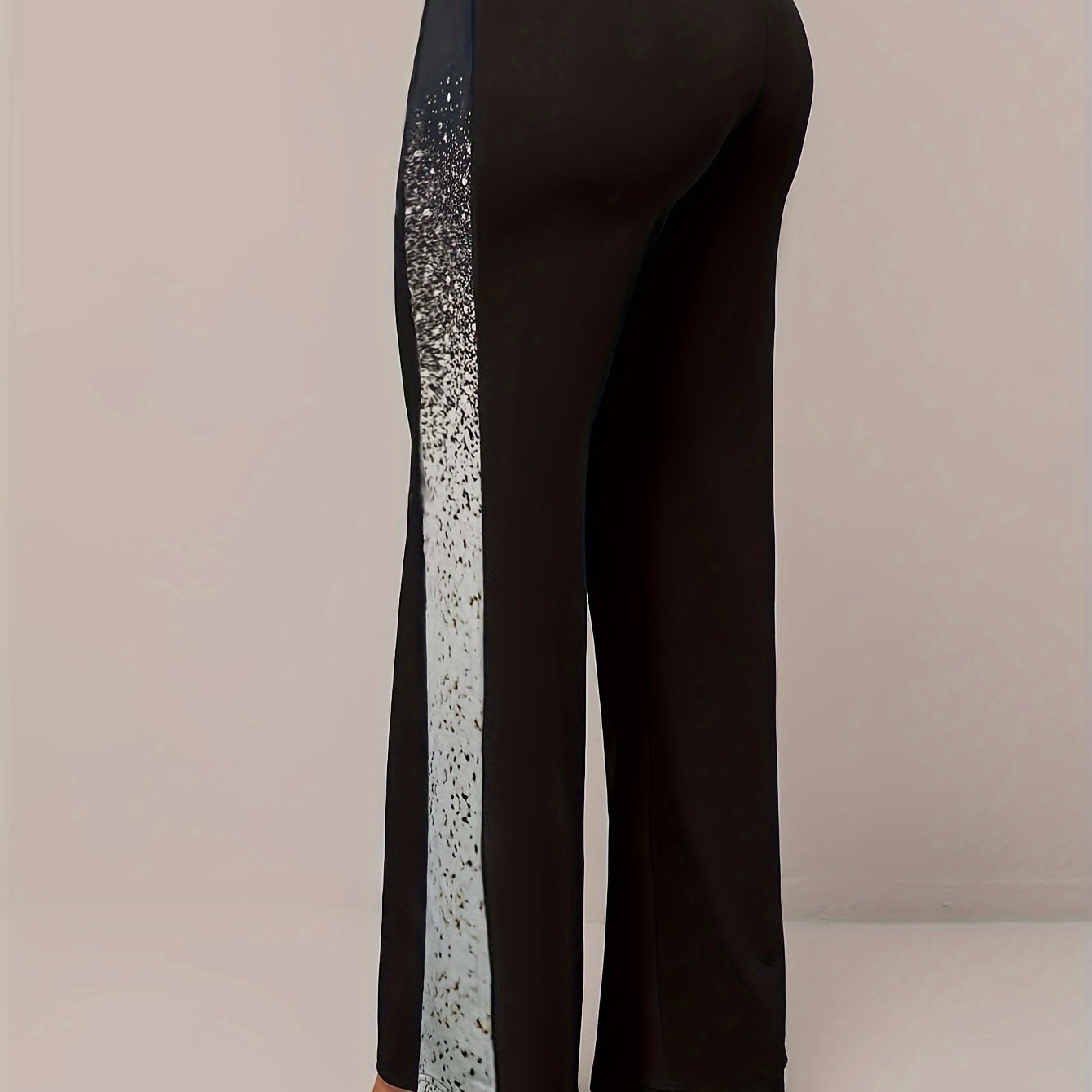 Women's Plus Colorblock Wide Leg Trousers