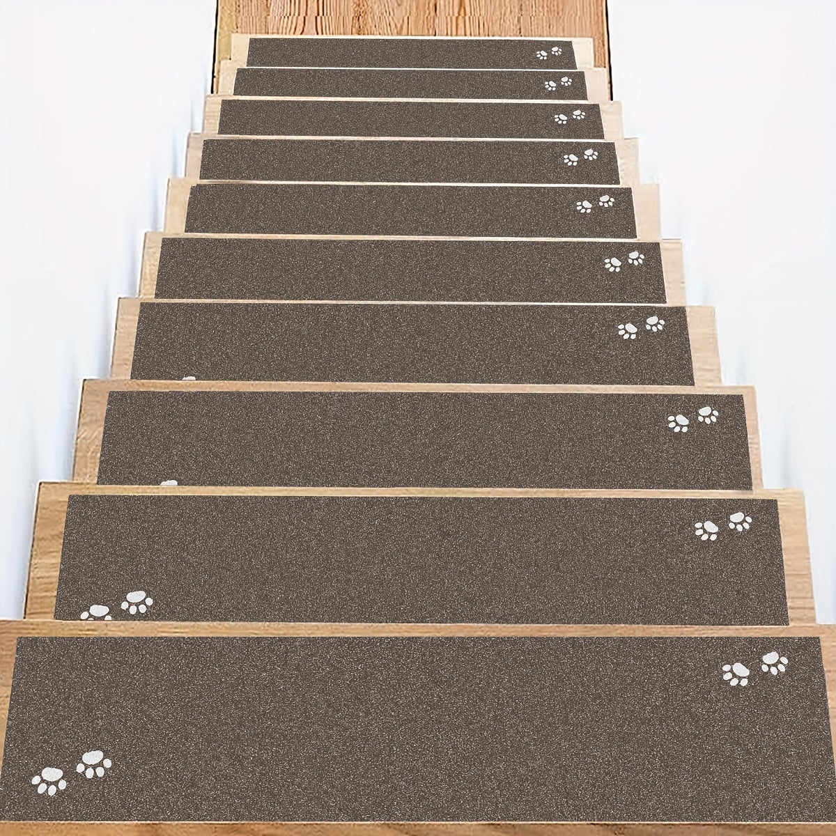 Classic Pattern Stair Treads Floor Stickers Rough Frosted Non-slip Self-adhesive