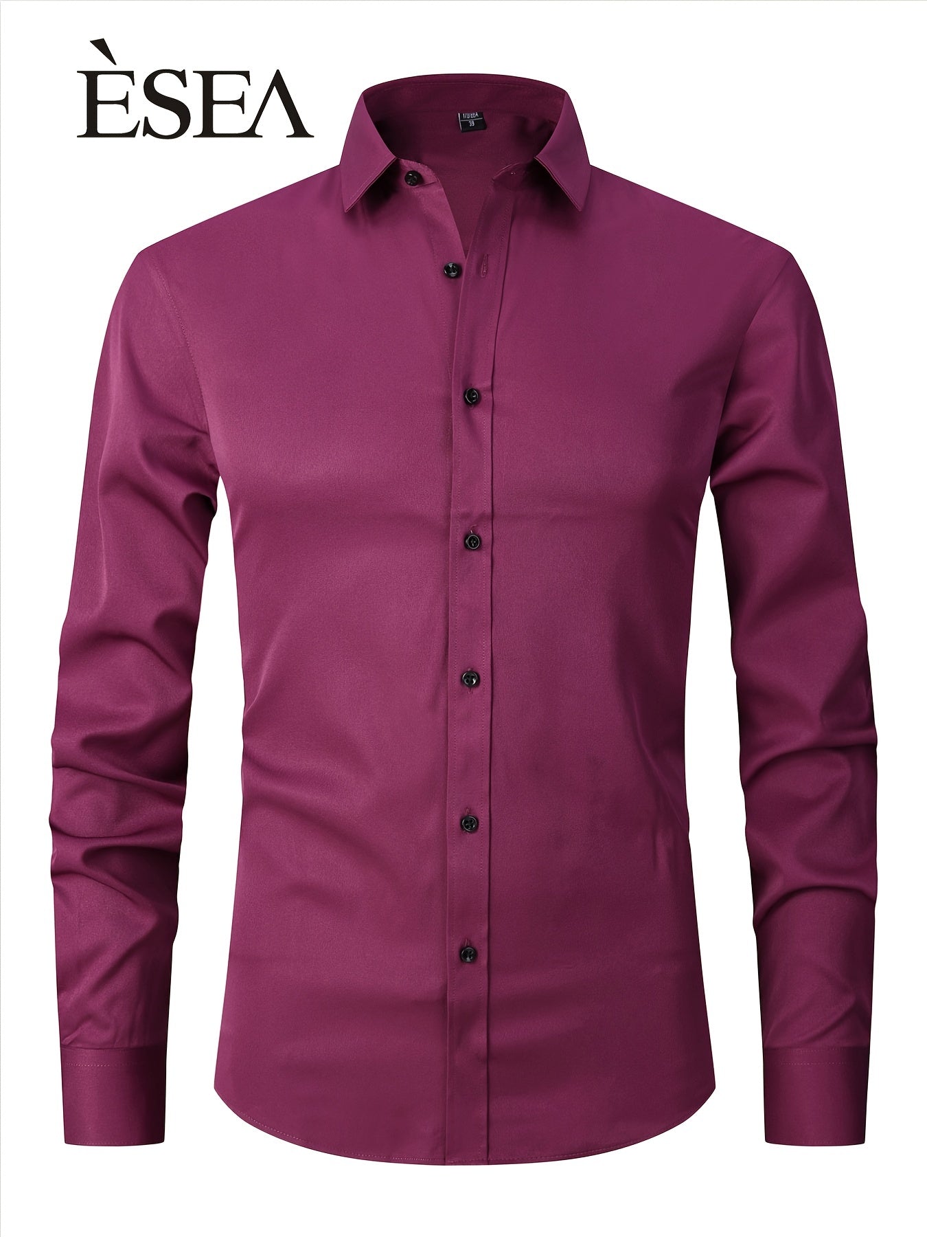 Men's Stretch Slim Fit Button Down Shirt