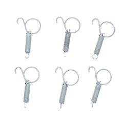 6pcs Metal Finger Spring Latch Hook for Pet Bird Cage Door