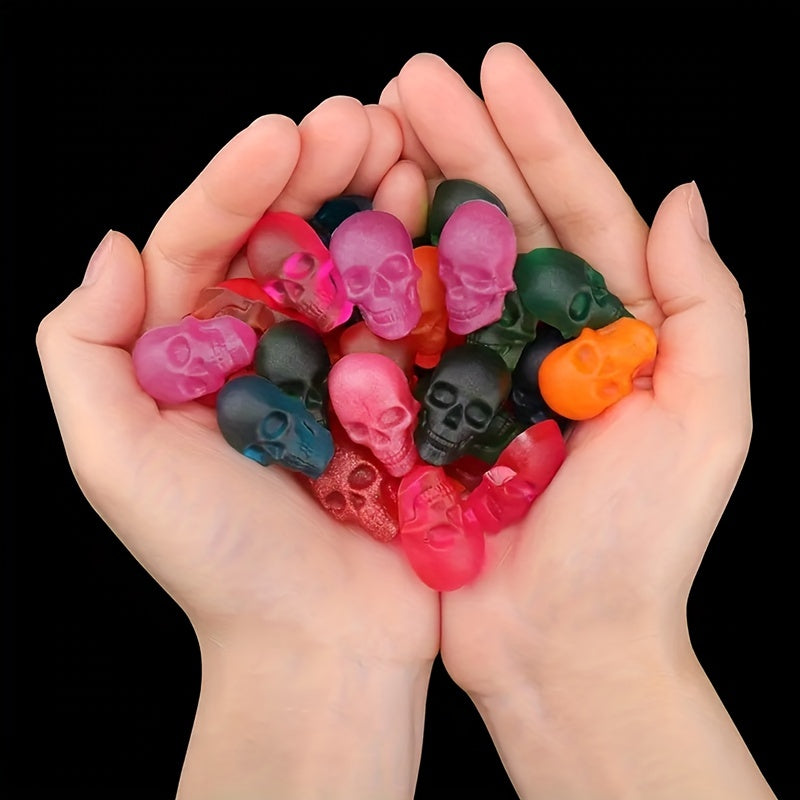 Halloween Skull Chocolate Mold Ice Cube Tray Silicone Kitchen Gadget