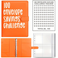 Savings Challenge Book 100 Envelopes Budget Planner with Cash Envelopes
