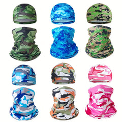 Summer Sweat Absorbing Outdoor Sports Cooling Scarf UV Protection Mask