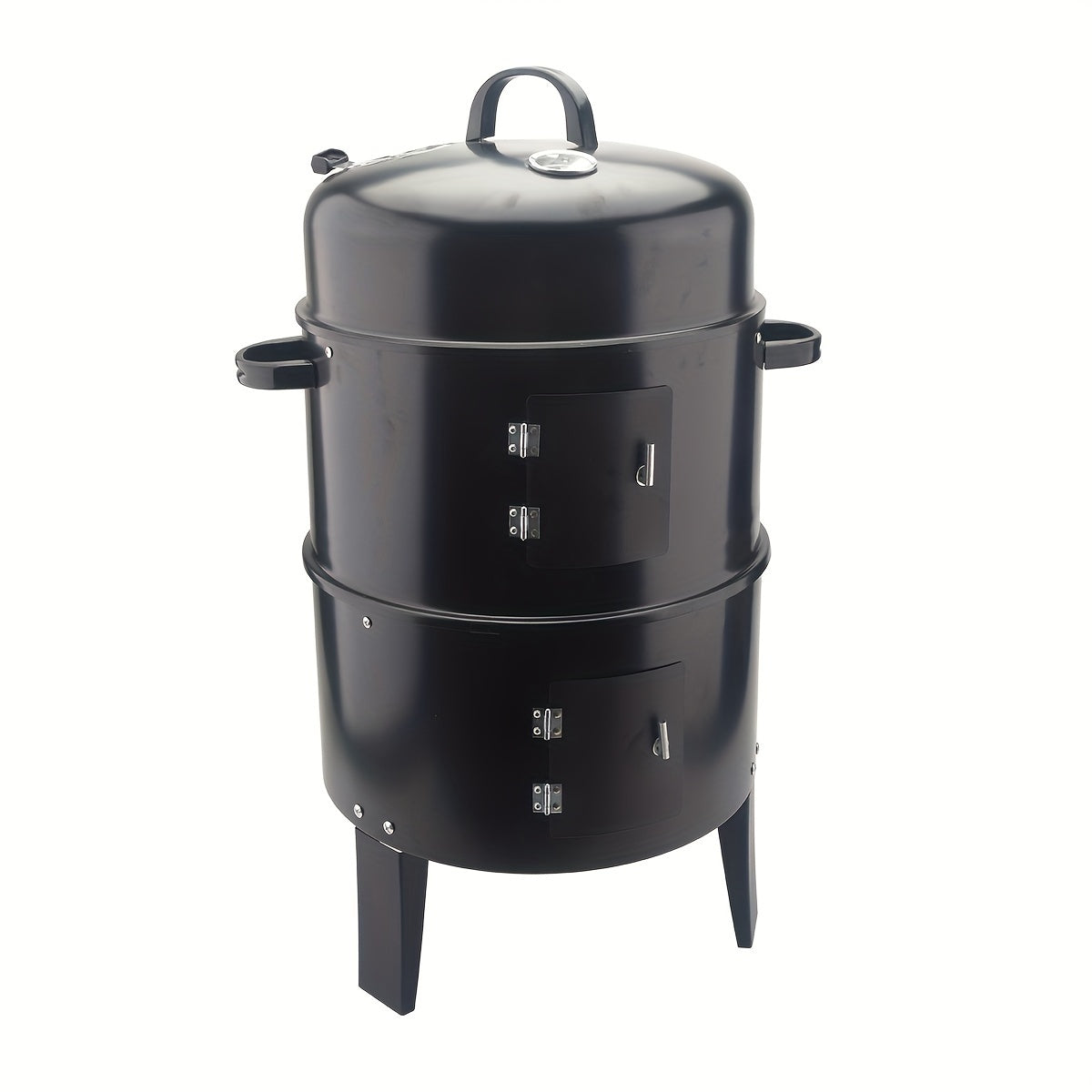 Vertical Charcoal BBQ Smoker 3 In 1 BBQ Grill Patio Garden Camping Roaster