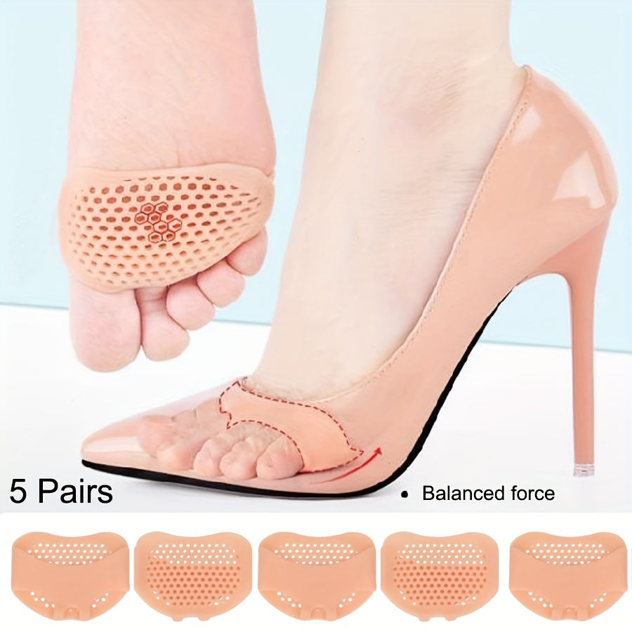 Silicone Foot Cushions Cut-Out High Heel Socks Invisible Socks