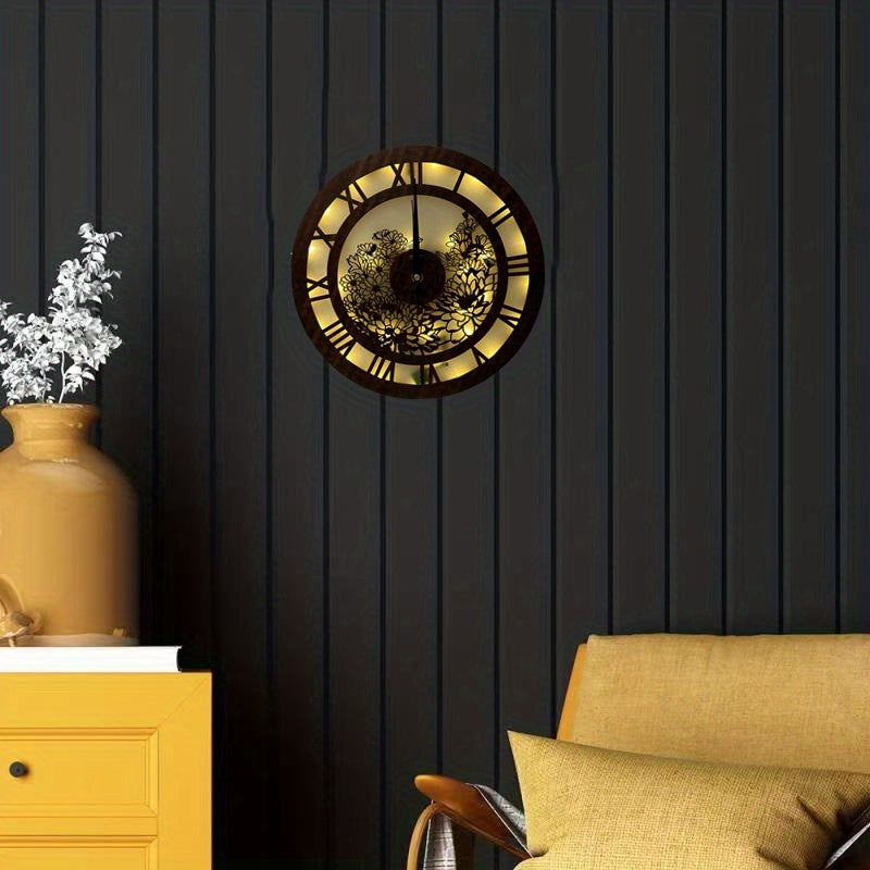 LED Lights Wooden Wall Hanging Home Decoration Board