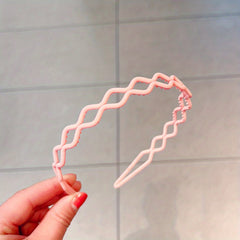 Wavy Headband Sweet Hair Hoop Non-slip Hair Band