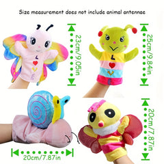 Butterfly Snail & Bee Hand Puppet Plush Toys