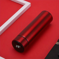 Digital Temperature Display Water Bottle Insulated Stainless Steel Water Cup
