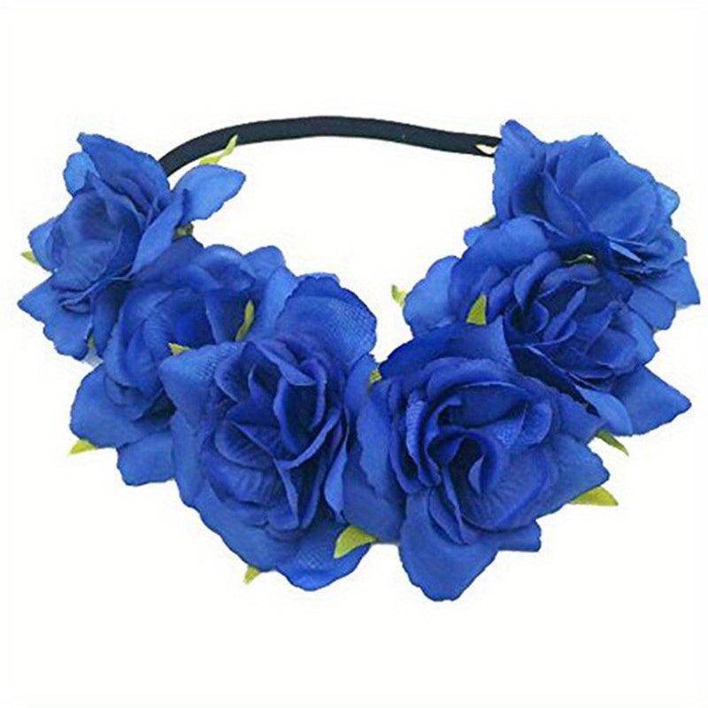 Simulation Flower Hair Band Hawaii Headdress for Party Wedding