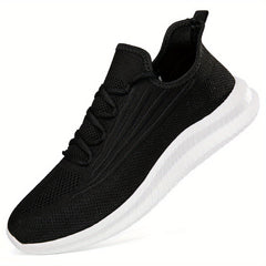 Men's Lace Up Mesh Running Shoes Breathable Sneakers for Outdoor Activities