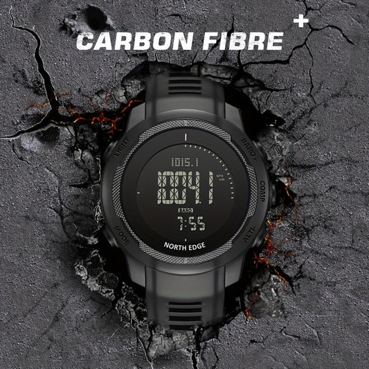 Sports Smart Watch Altimeter Barometer Compass WR50M