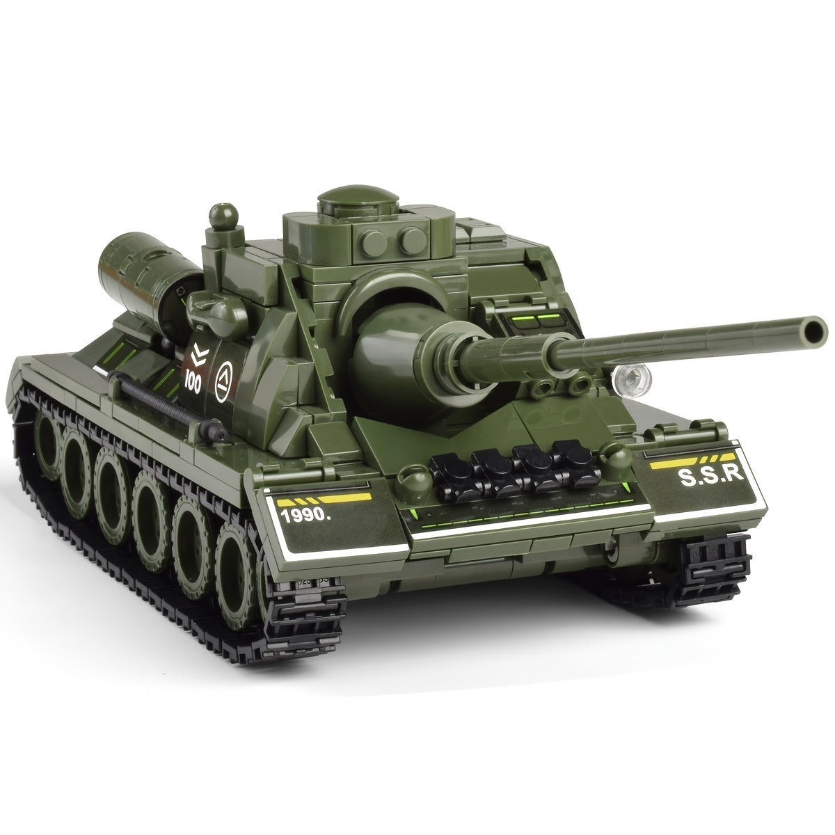 552pcs SU 100 Tank Model Building Blocks Set with Weapon Accessories