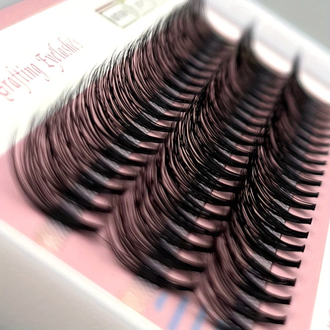 60 Cluster Eyelashes 20D C Curl 10 12 14mm Mixed False Eyelashes DIY