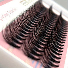 60 Cluster Eyelashes 20D C Curl 10 12 14mm Mixed False Eyelashes DIY