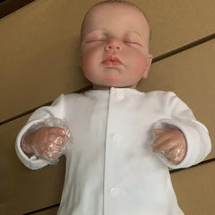 Hand Painted 3D Skin Reborn Baby Doll 19inch Perfect Gift