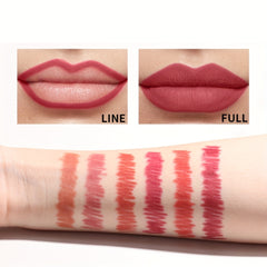 Waterproof Auto Lip Liner Matte Finish Long Lasting Lipstick Pen