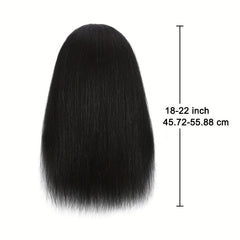 Real Human Hair Mannequin Head Cosmetology Practice Doll