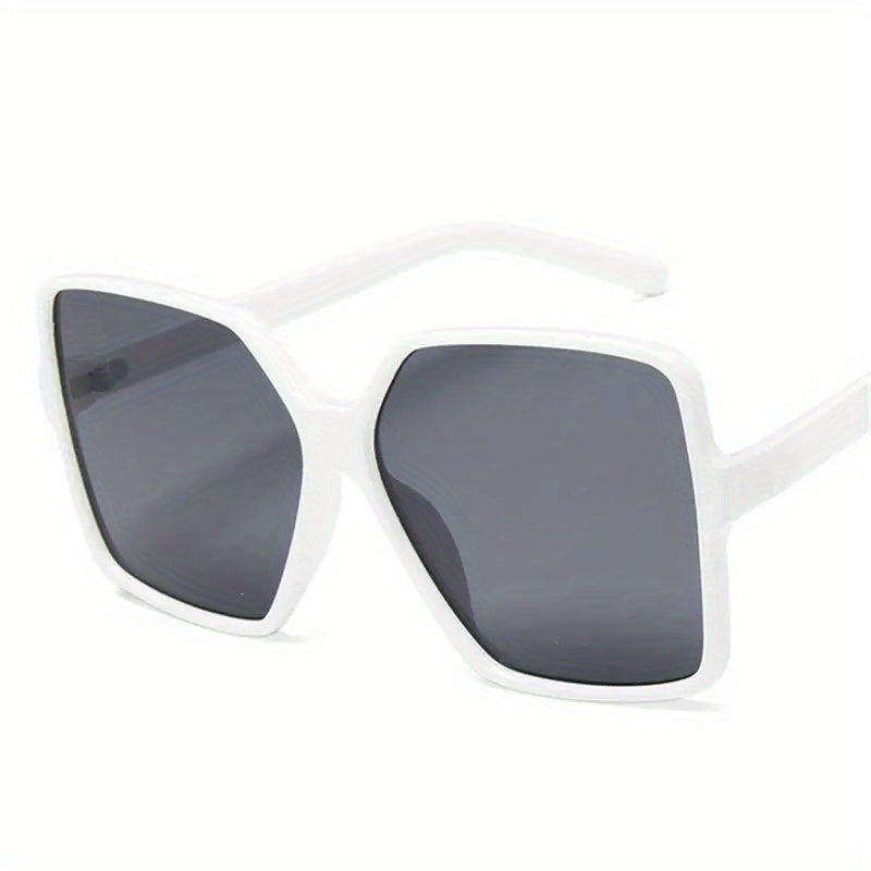Large Square Sunglasses Jelly Frame Gradient Glasses UV400