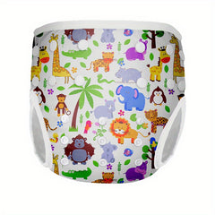 3 Years Reusable Baby Swimming Diapers Tiger Printed Washable Nappies Pool Pants