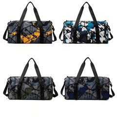 Large Capacity Dry/Wet Bag w/ Shoe Compartment for Travel Fitness