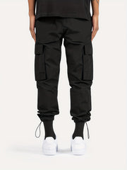 Men's Loose Cargo Pants Hip Pop Style Casual Outdoor Work Trousers