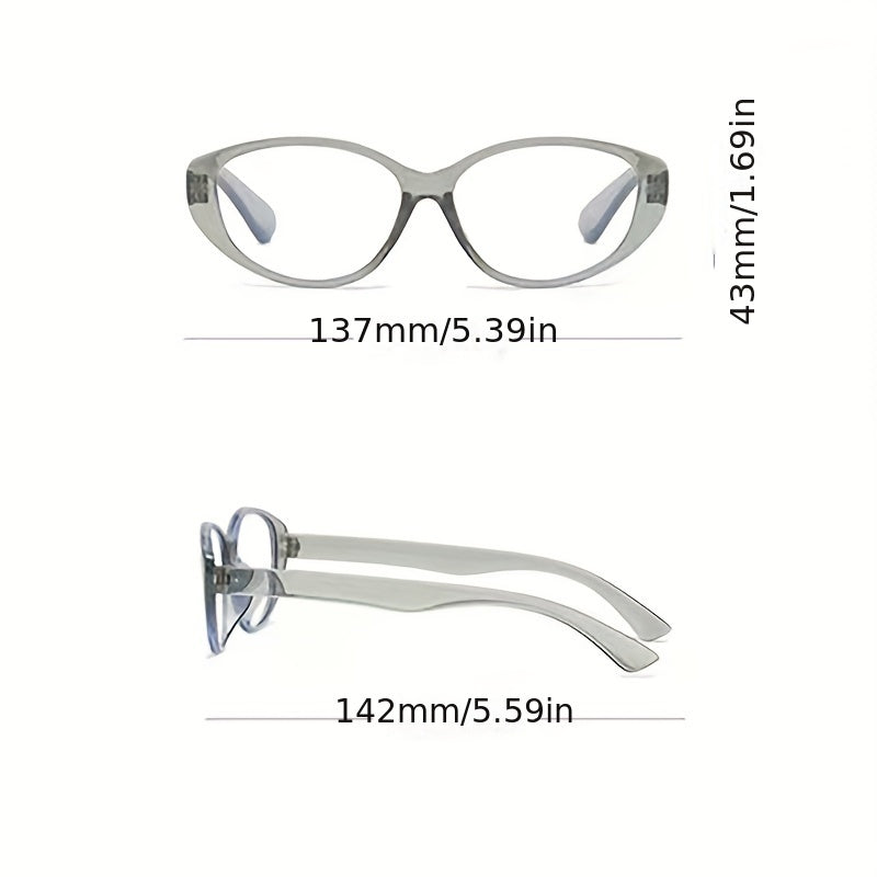 Plastic Full Frame Women's Reading Glasses 1.0-4.0